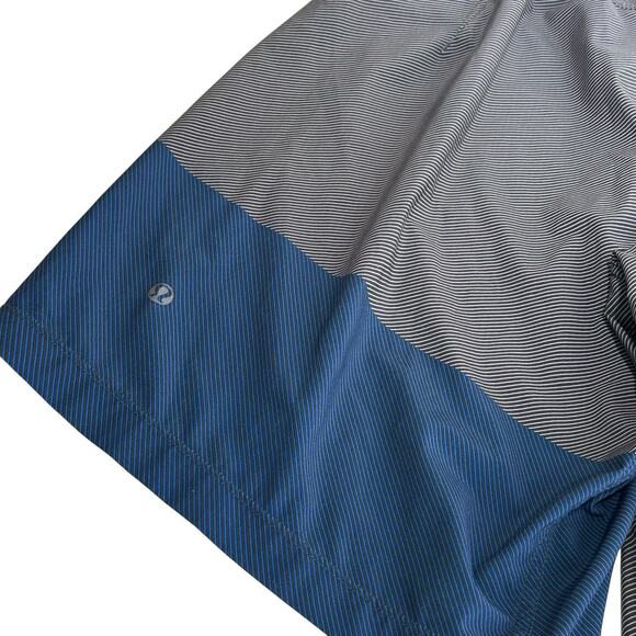Lululemon Short Mens Medium Gray Train To Beach Stretch Lined Swim Trunks Size M - Picture 7 of 12